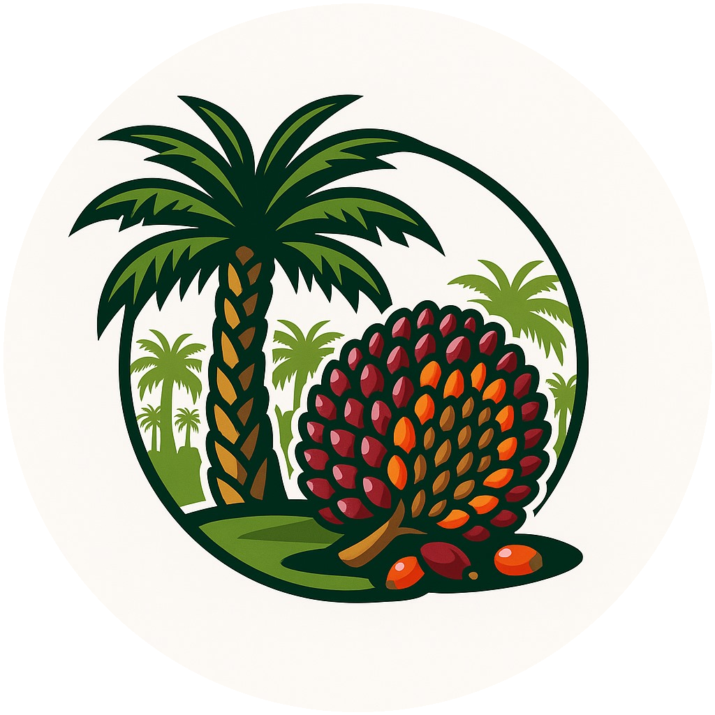 Ilustrasi buah sawit segar